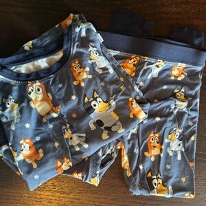 Little sleepies bluey pajamas